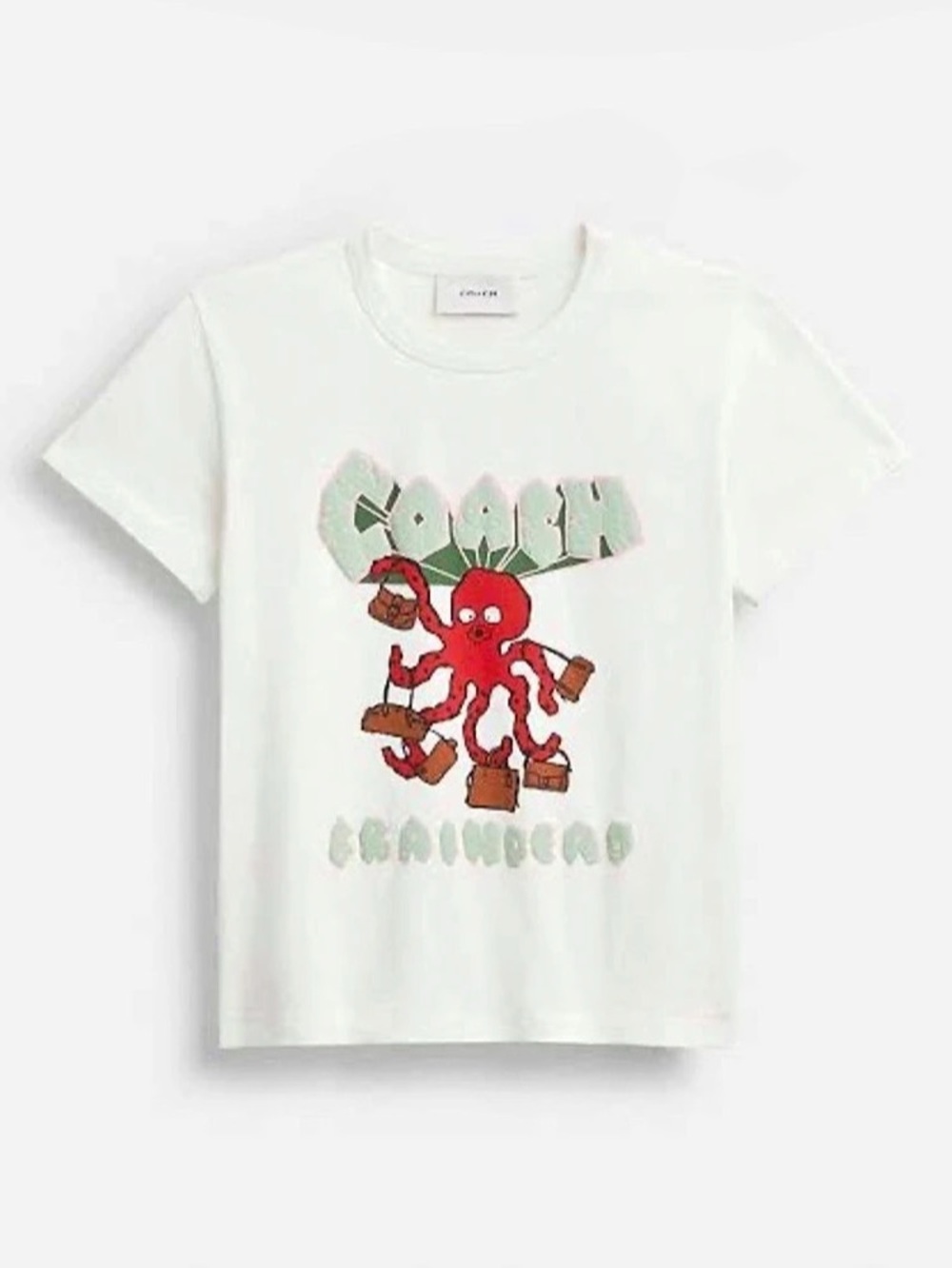 Coach x Brain Dead Graphic Short Sleeve Tee Size Medium NWT